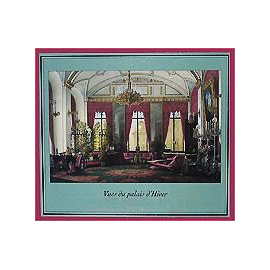 Vues du palais d`Hiver a Saint-Petersbourg